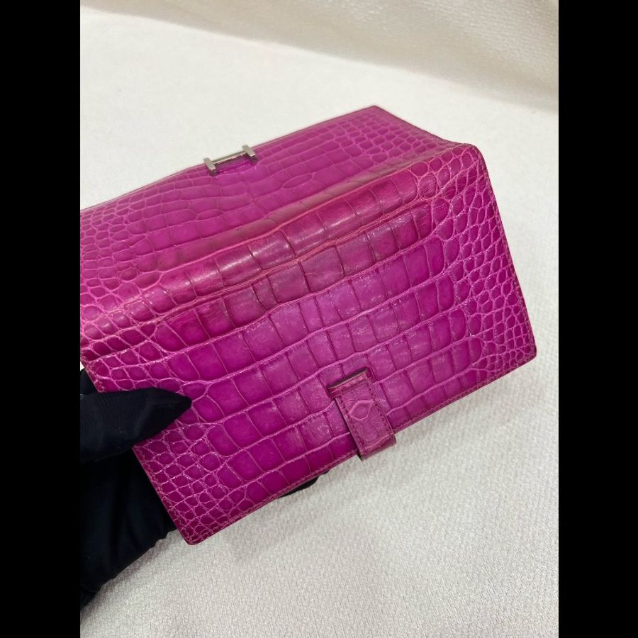 Hermes Bearn wallet 長款錢包 天方夜譚紫-14