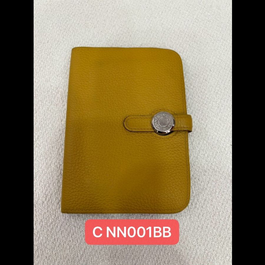 Hermes Dogon compact 短款錢包 琥珀黃-0