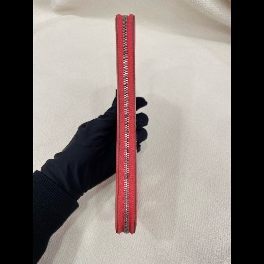 Hermes Silkin 絲巾長款錢包
顏色:桃心紅-16