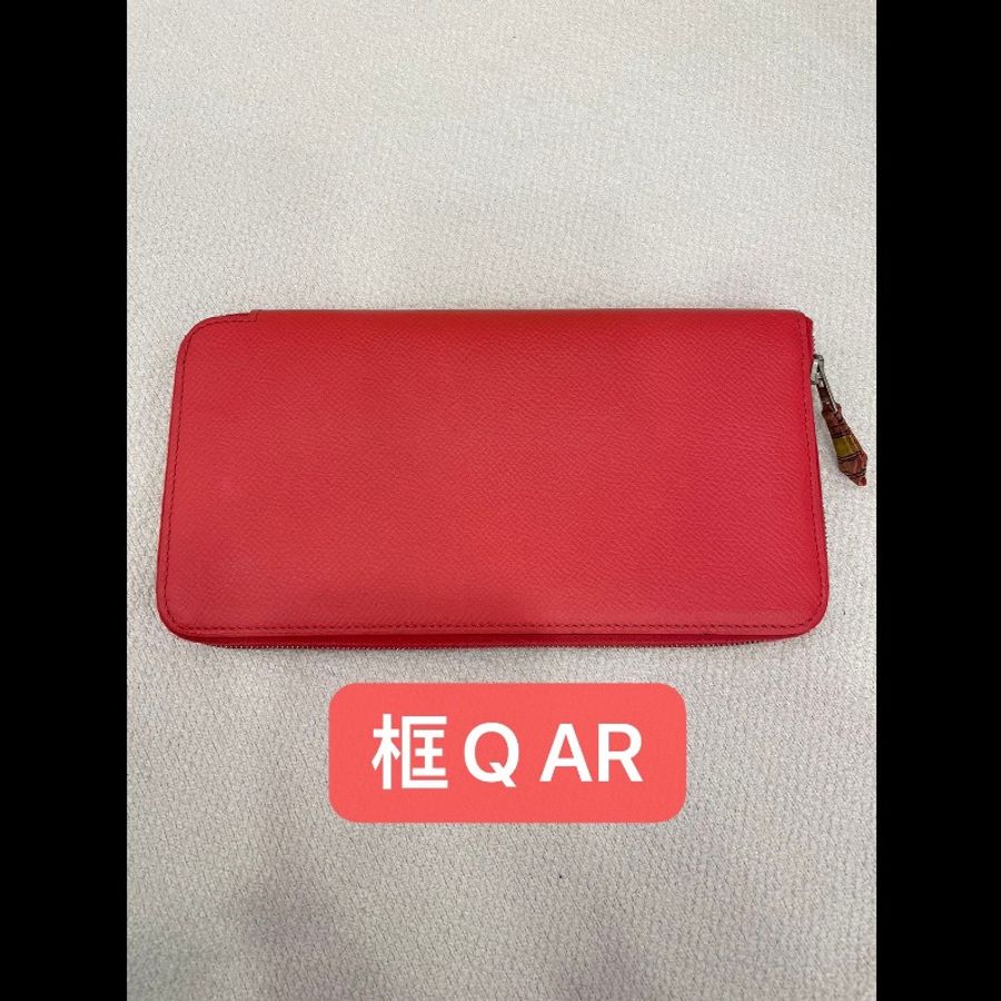 Hermes Silkin 絲巾長款錢包
顏色:桃心紅-19