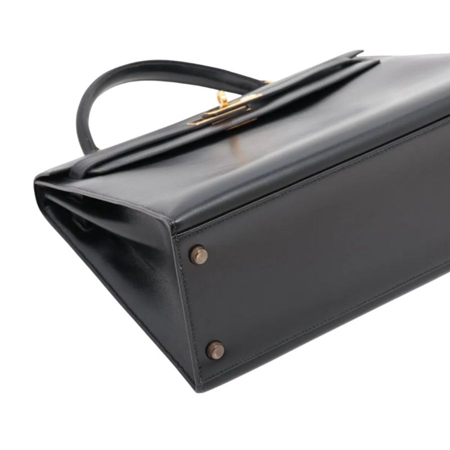 Hermes Kelly 32 Sellier Box Calf 黑色 金扣 GHW 凱莉32 中古-4