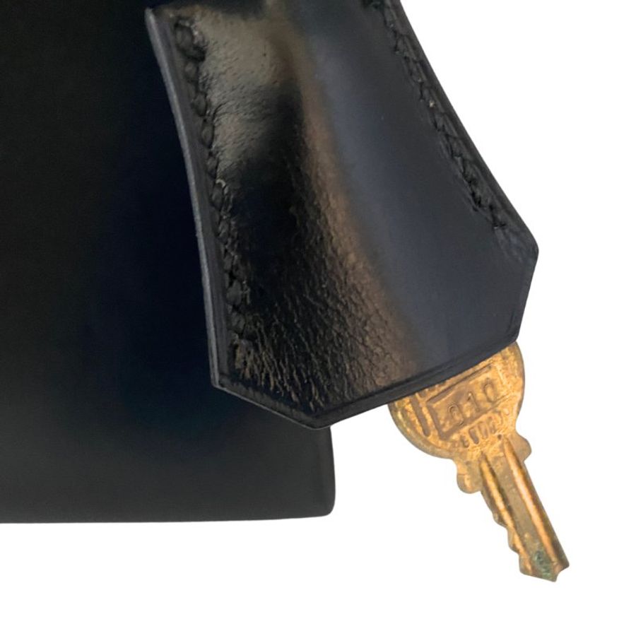 Hermes Kelly 32 Sellier Box Calf 黑色 金扣 GHW 凱莉32 中古-14