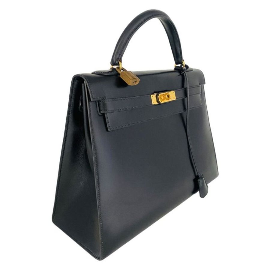 Hermes Kelly 32 Sellier Box Calf 黑色 金扣 GHW 凱莉32 中古-2