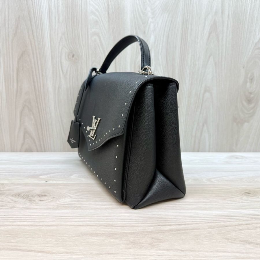 LV🖤黑色牛皮肩背包Mylockme sevds noir-3