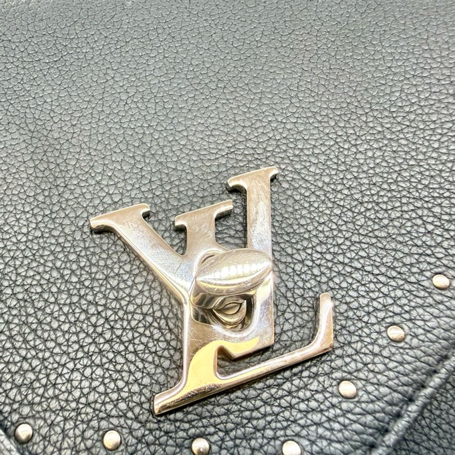 LV🖤黑色牛皮肩背包Mylockme sevds noir-9