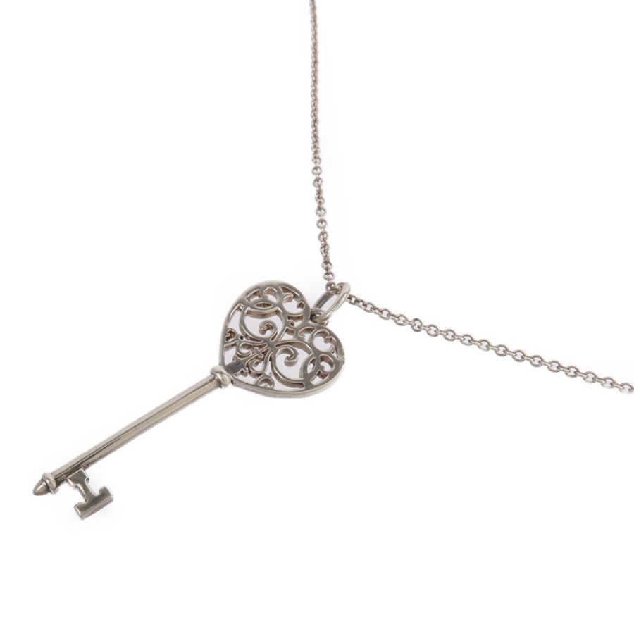 TIFFANY&CO 925純銀Enchant Heart Key項鍊-2