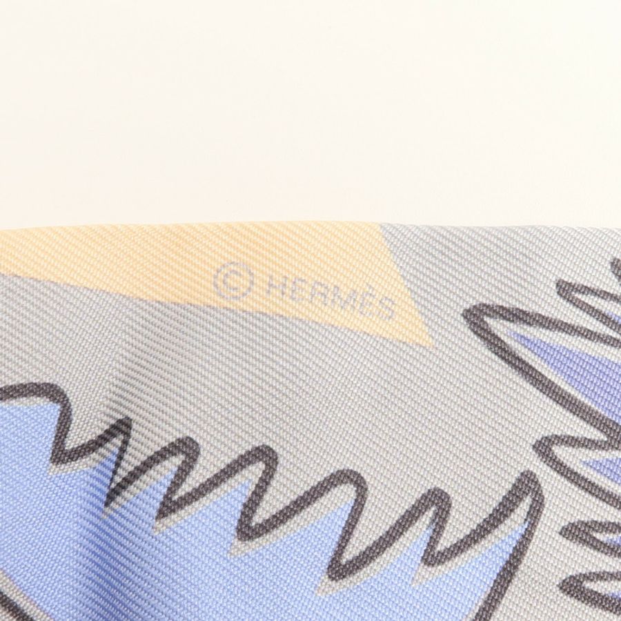HERMES 絲質Twilly絲巾-5