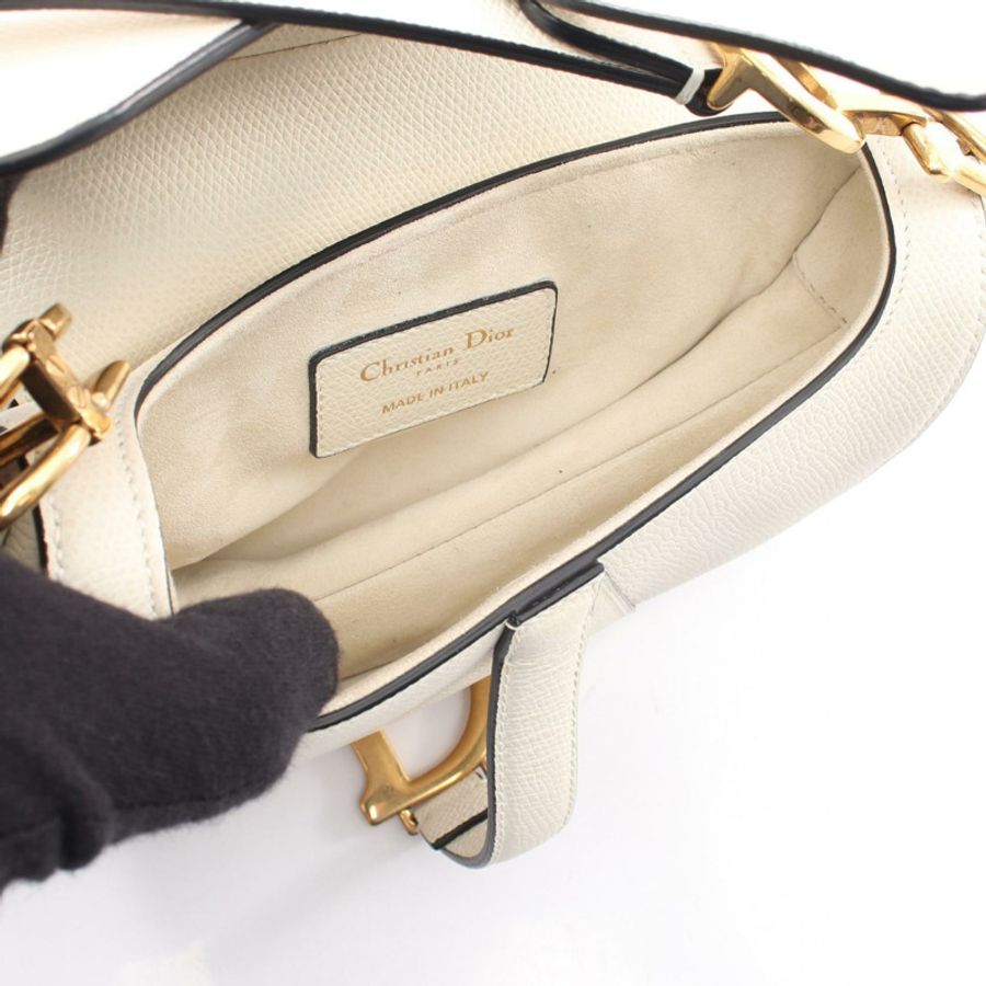 Christian Dior SADDLE Mini 兩用手提包(肩帶需另購)皮革-2