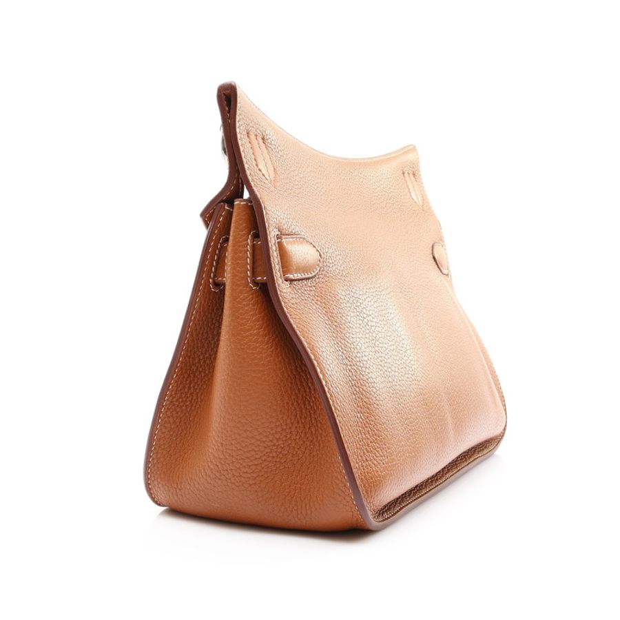 金棕色 TC牛皮 Jypsiere 31 肩背包 T刻 銀扣【HERMES 愛馬仕】 H065830CK-1