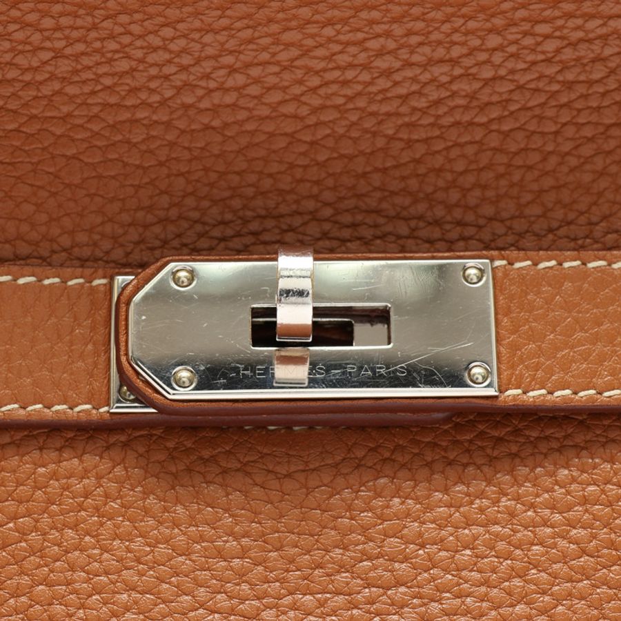 金棕色 TC牛皮 Jypsiere 31 肩背包 T刻 銀扣【HERMES 愛馬仕】 H065830CK-5