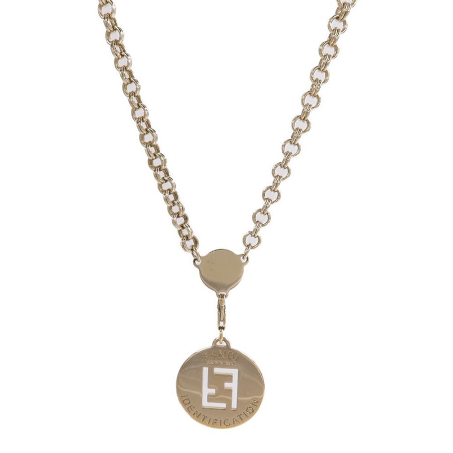 FENDI 金屬Identification Pendant項鍊-1