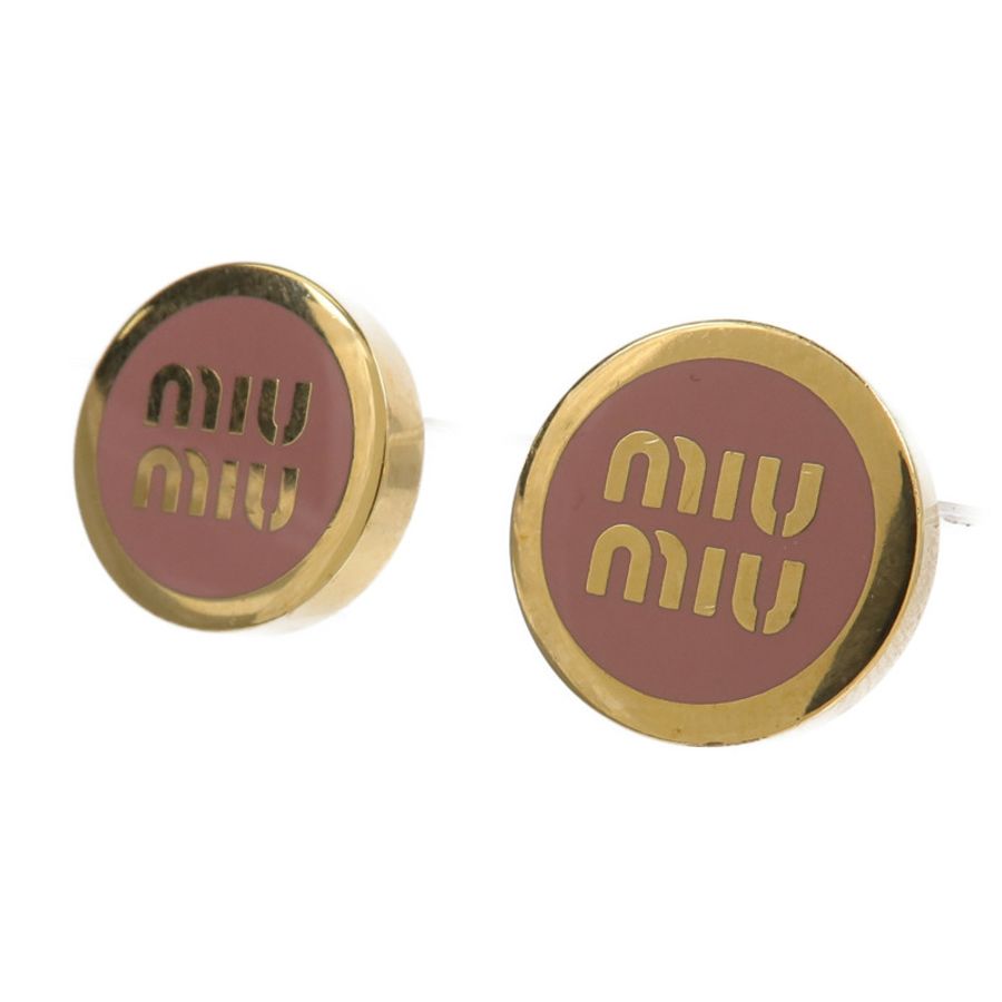 Miu Miu 金屬/琺瑯Enameled Metal Earrings耳環-1