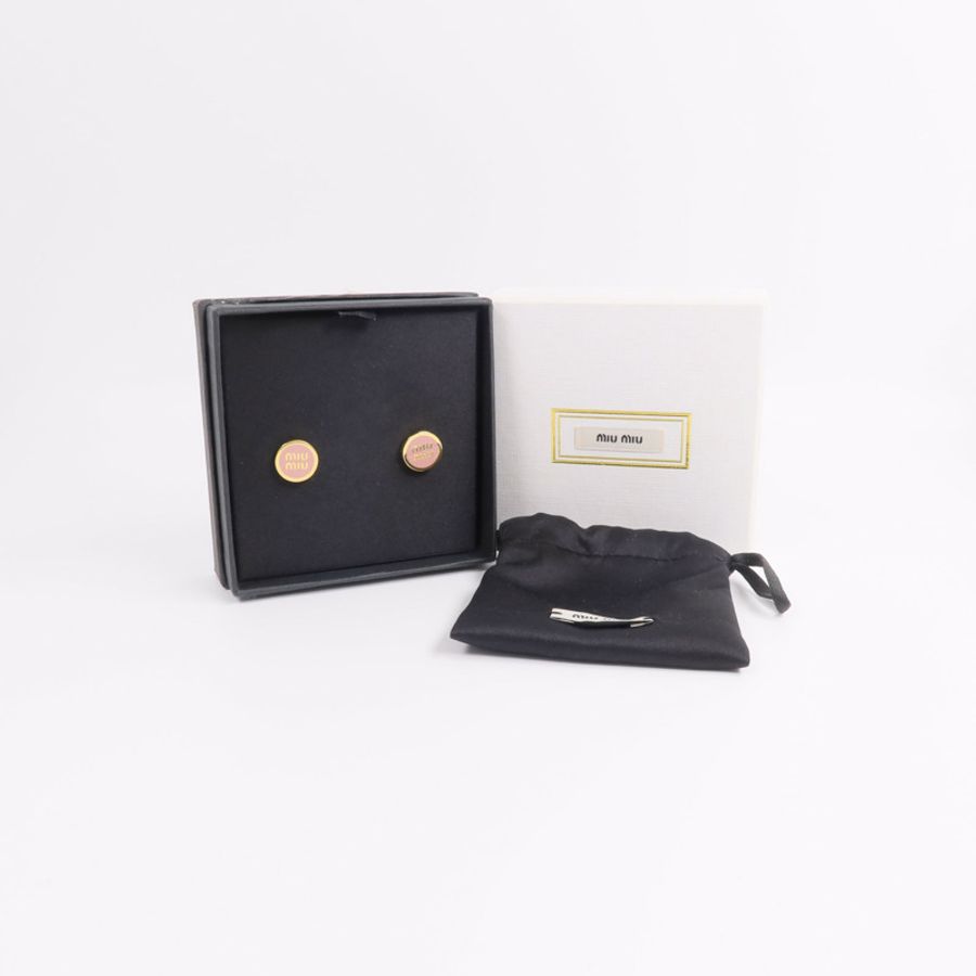 Miu Miu 金屬/琺瑯Enameled Metal Earrings耳環-8