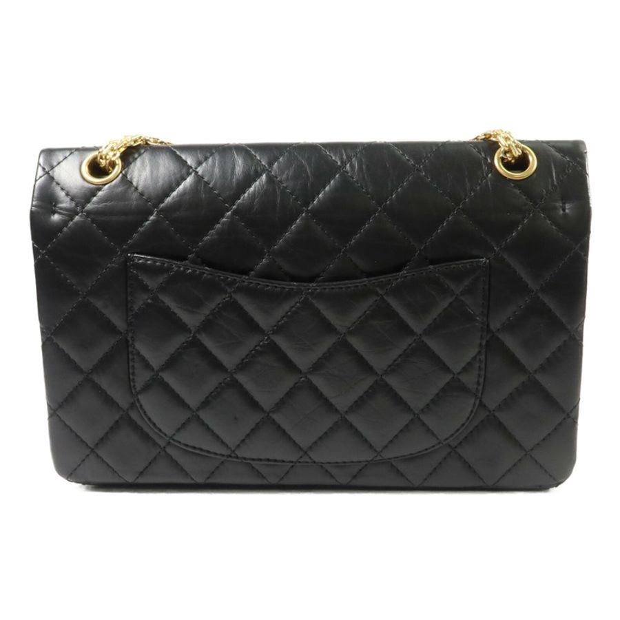 CHANEL 牛皮皮革2.55 Medium鏈帶肩背袋-1