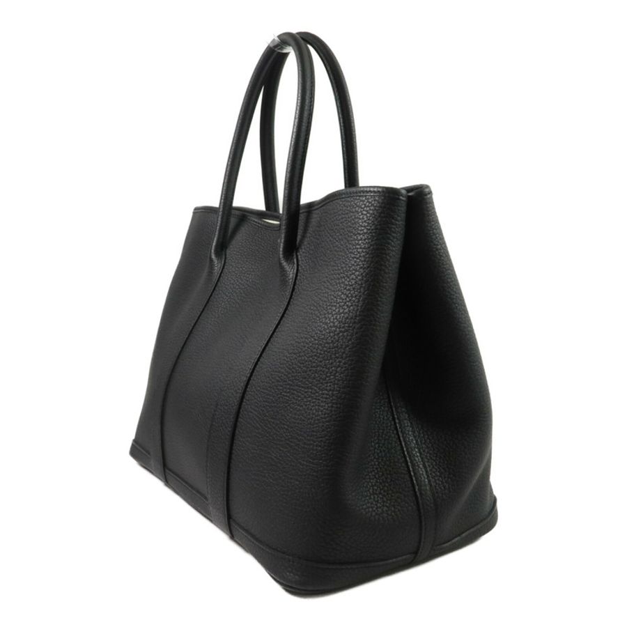 HERMES Negonda皮革Garden Party PM手挽袋Noir-2