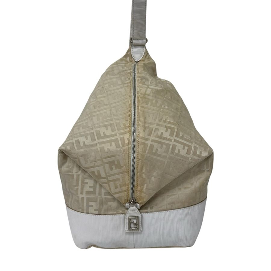 【赫蒂國際精品】Fendi 奶茶色法棍包 vintage 二手 中古-6