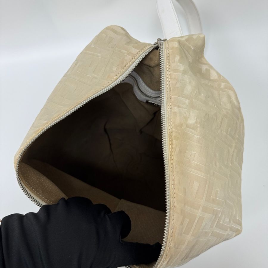 【赫蒂國際精品】Fendi 奶茶色法棍包 vintage 二手 中古-26