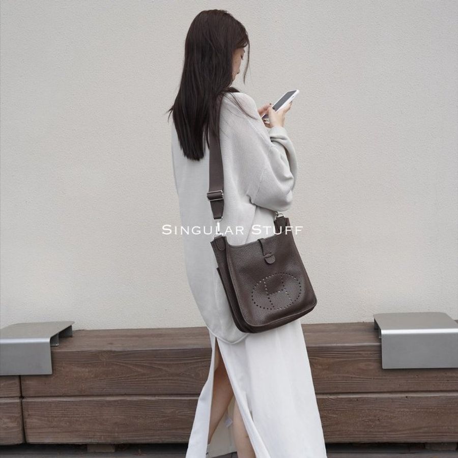 Hermès 第三代Evelyne 29cm 巧克力色-2