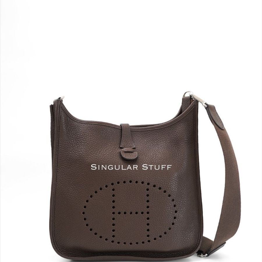 Hermès 第三代Evelyne 29cm 巧克力色-5