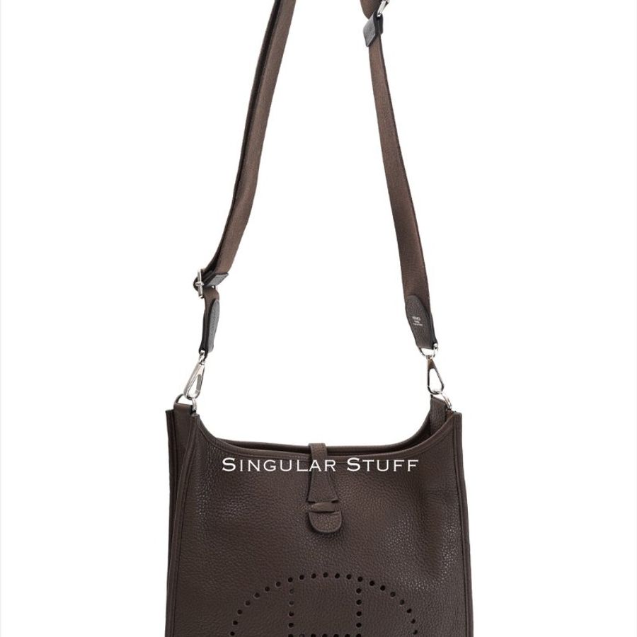 Hermès 第三代Evelyne 29cm 巧克力色-8