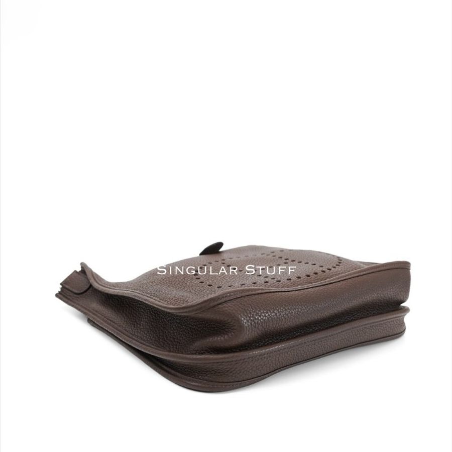 Hermès 第三代Evelyne 29cm 巧克力色-11