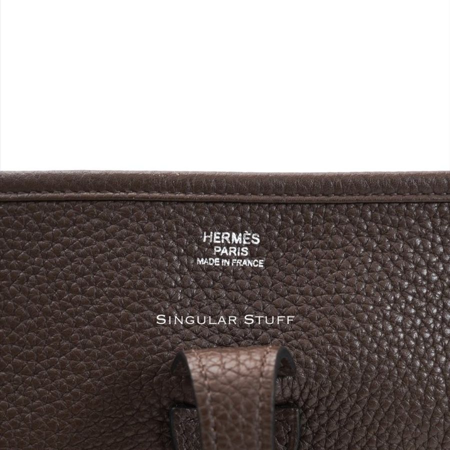 Hermès 第三代Evelyne 29cm 巧克力色-14