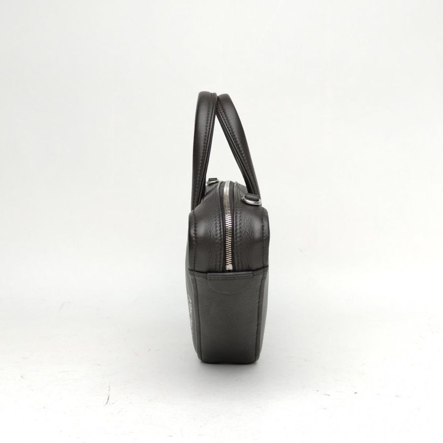 BALENCIAGA 三角包中号24深灰牛皮肩背包-1