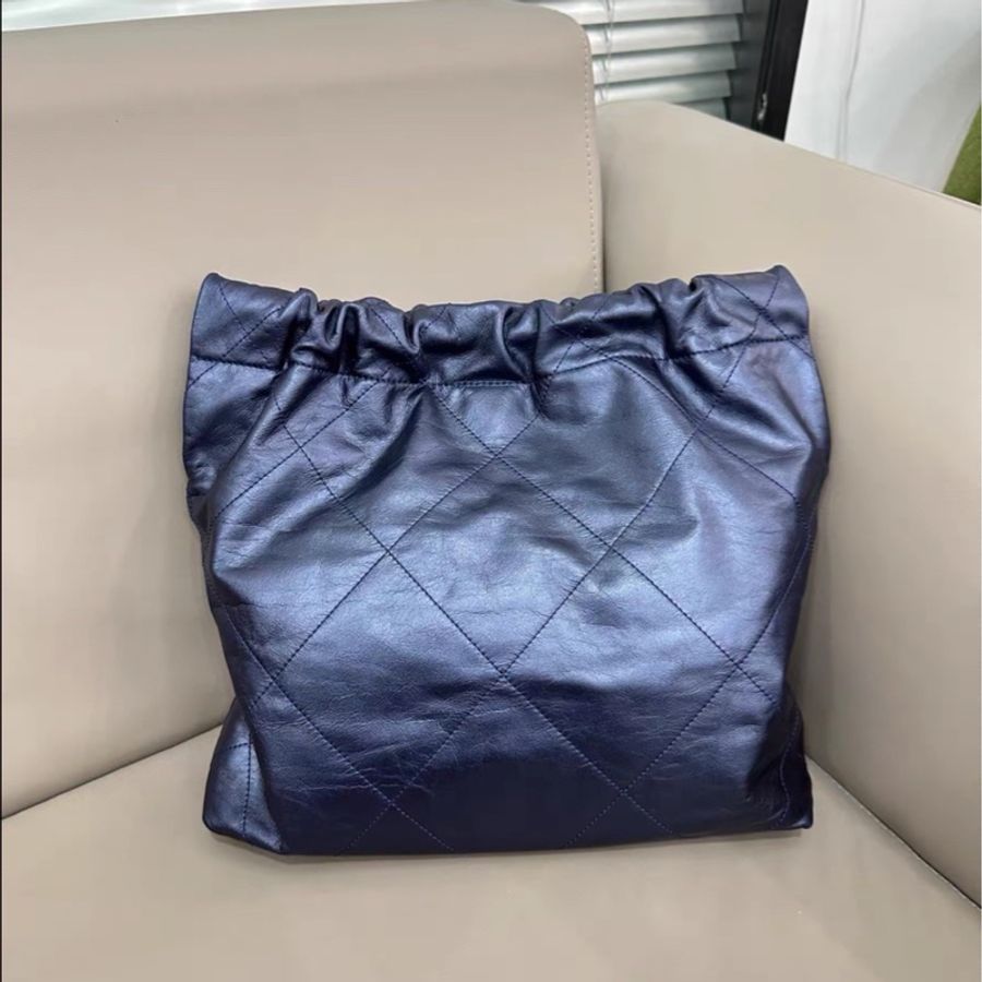 Chanel 22bag小號 幻彩深海藍 芯片款 🈶購證-2