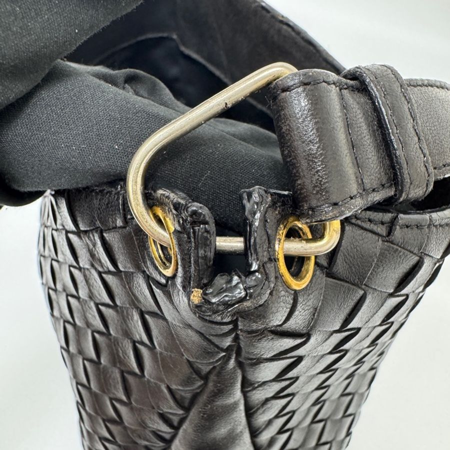 【赫蒂國際精品】 Bottega Veneta 皮革編織流浪包 中古包-34