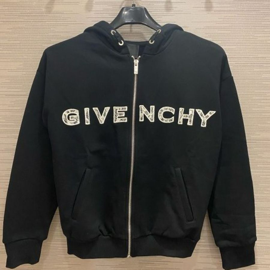 💎Han's house精品服飾💎GIVENCHY 紀梵希 刺繡 LOGO 連帽 外套 ~現貨 青年款-0