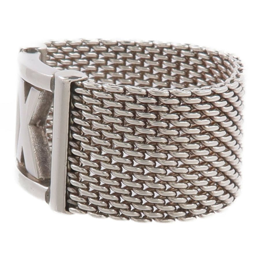 TIFFANY&CO 925純銀Atlas Somerset Ring戒指-1