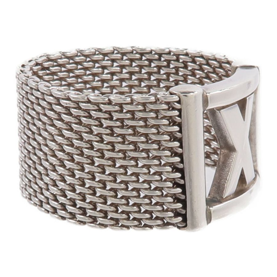 TIFFANY&CO 925純銀Atlas Somerset Ring戒指-2