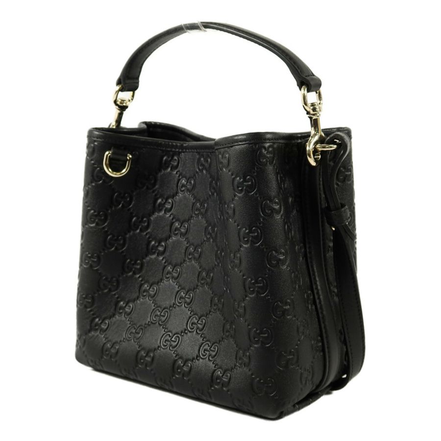 GUCCI GG Emblem Small Bucket手挽肩背兩用袋-2