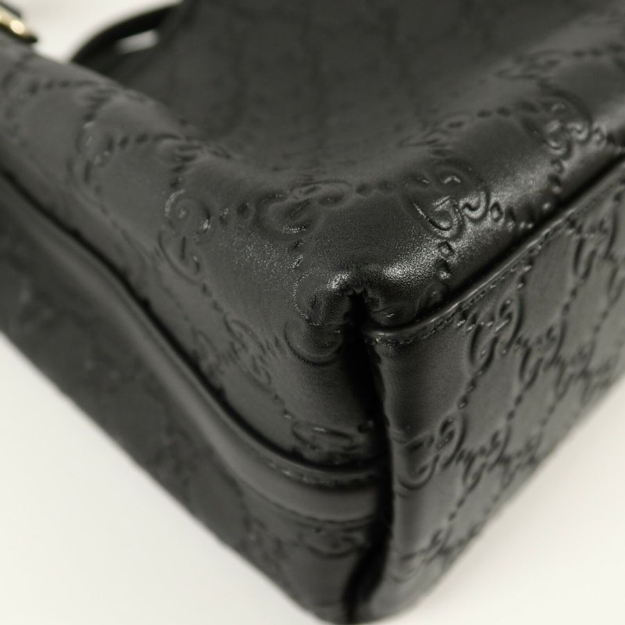 GUCCI GG Emblem Small Bucket手挽肩背兩用袋-12
