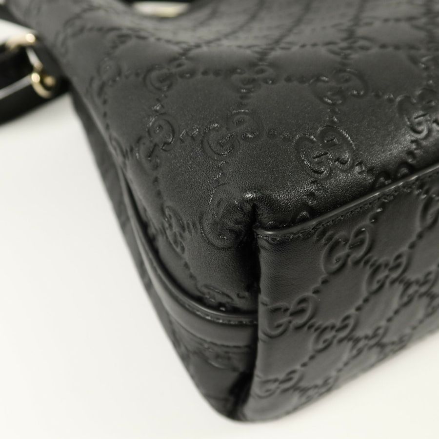 GUCCI GG Emblem Small Bucket手挽肩背兩用袋-14