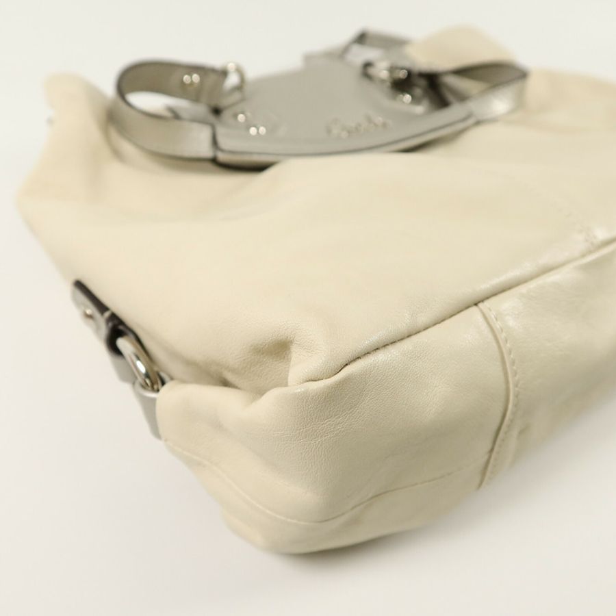 COACH 牛皮皮革Shoulder Bag手挽肩背兩用袋-14