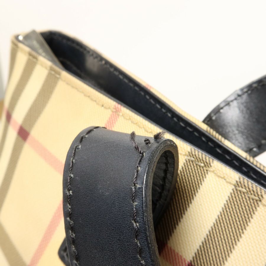 BURBERRY 塗層帆布Bolso Tote手挽袋-14