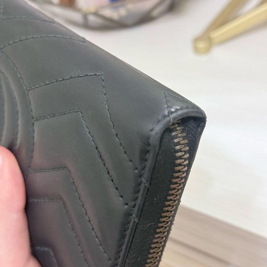 Gucci Marmont系列 牛皮皮夾-7