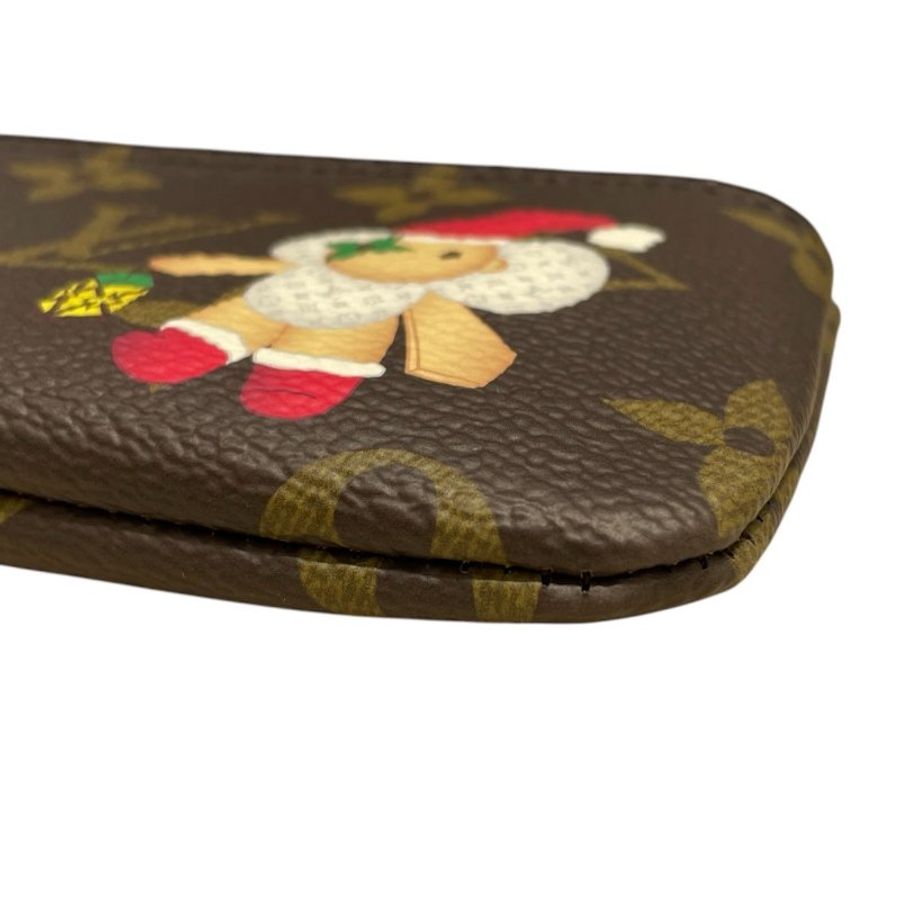 LOUIS VUITTON 路易威登 M12217 2024 CANDY FACTORY 零錢包 PVC帆布 紅色 金釦-8