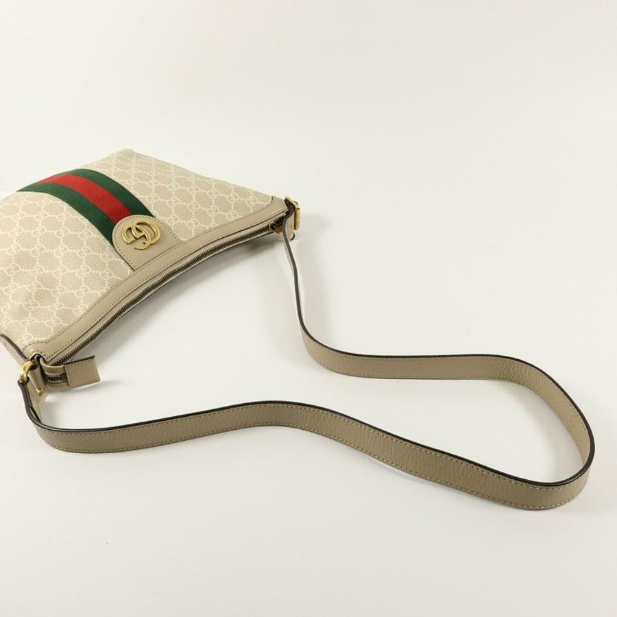 GUCCI 塗層帆布Ophidia Medium肩背袋-10