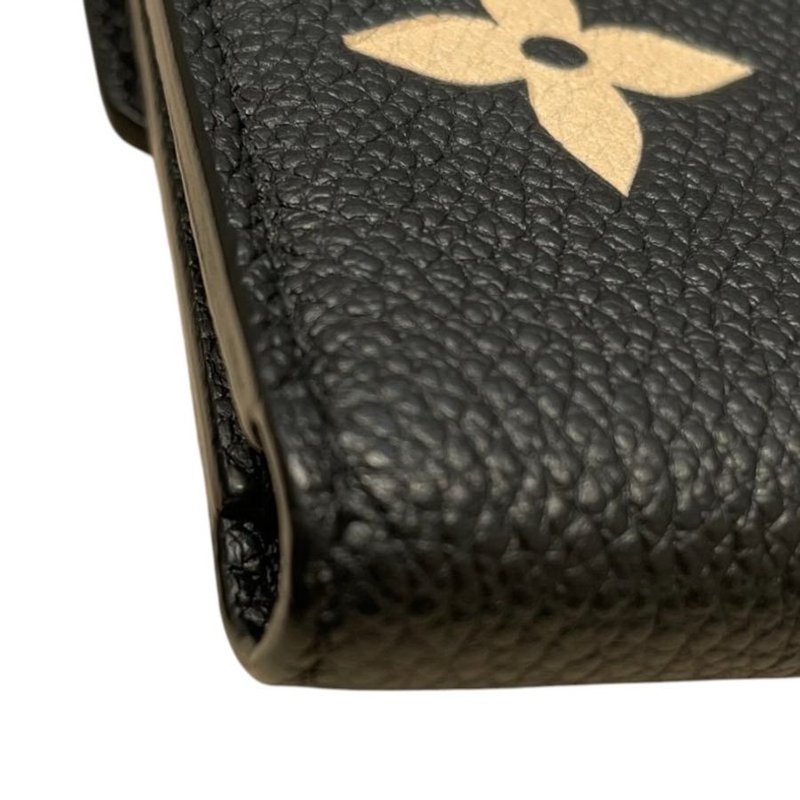 LOUIS VUITTON 路易威登 M80968 VICTORINE 三折短夾 皮革 黑色 金釦-7