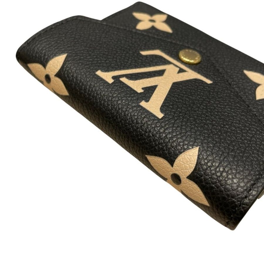 LOUIS VUITTON 路易威登 M80968 VICTORINE 三折短夾 皮革 黑色 金釦-9