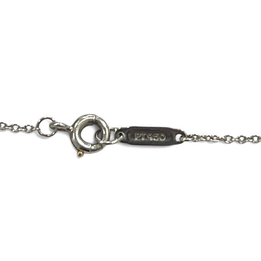 TIFFANY&CO. 蒂芙尼 白金單鑽項鍊 K18WG 0.29克拉-6
