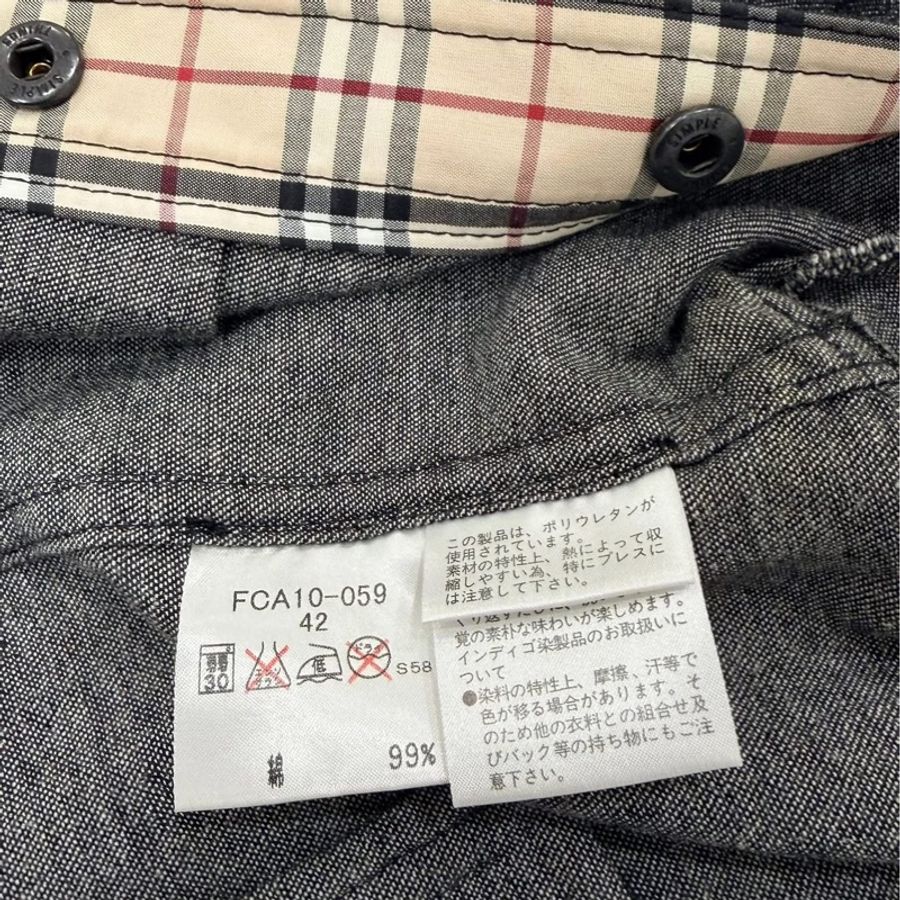 BURBERRY 倫敦 經典格紋牛仔外套-9