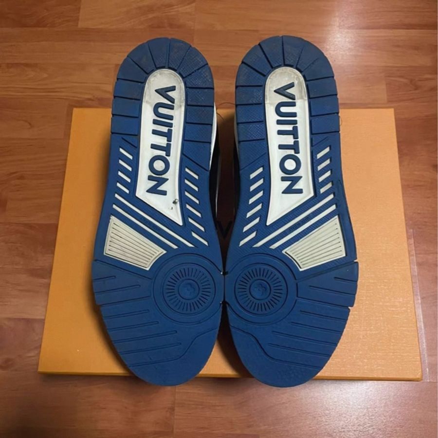 Lv Trainer藤原浩聯名黑藍 路易威登低 白藍黑 41碼-6