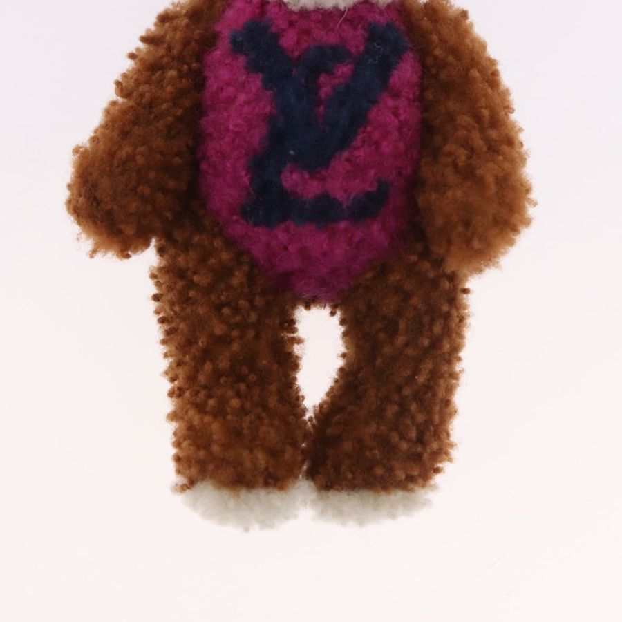 【日本直送】路易威登 Monogram Teddy Porte Cles LV 泰迪熊吊飾 M69854 Auth 184130M-1