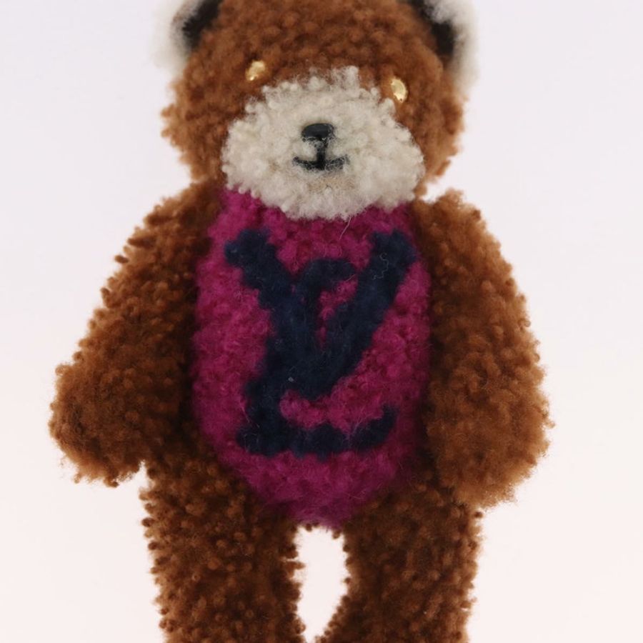 【日本直送】路易威登 Monogram Teddy Porte Cles LV 泰迪熊吊飾 M69854 Auth 184130M-2