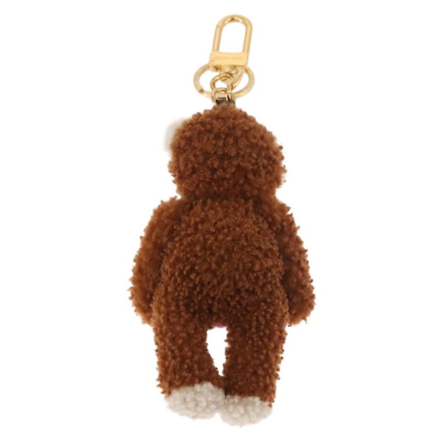 【日本直送】路易威登 Monogram Teddy Porte Cles LV 泰迪熊吊飾 M69854 Auth 184130M-5