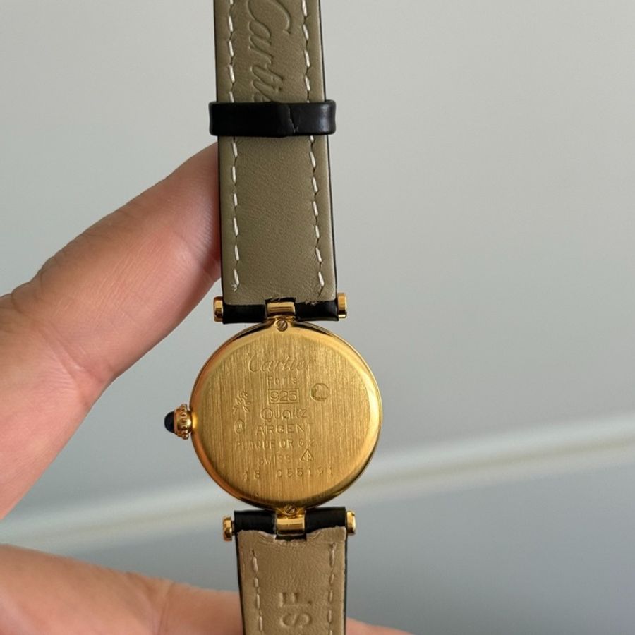 【長期主義💛復古貴氣🕰️全網最低價✨】Cartier 卡地亞must 銀包金奢華女士腕表-7
