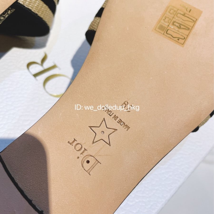 Dior 經典款拖鞋 39碼-7